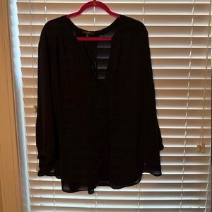 NYDJ Elegant Black Blouse